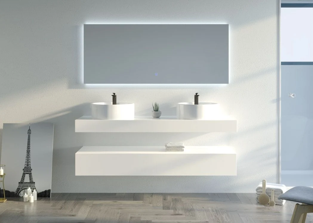 Wall Hung Bathroom Furniture 1600mm Bathroom Cabinet