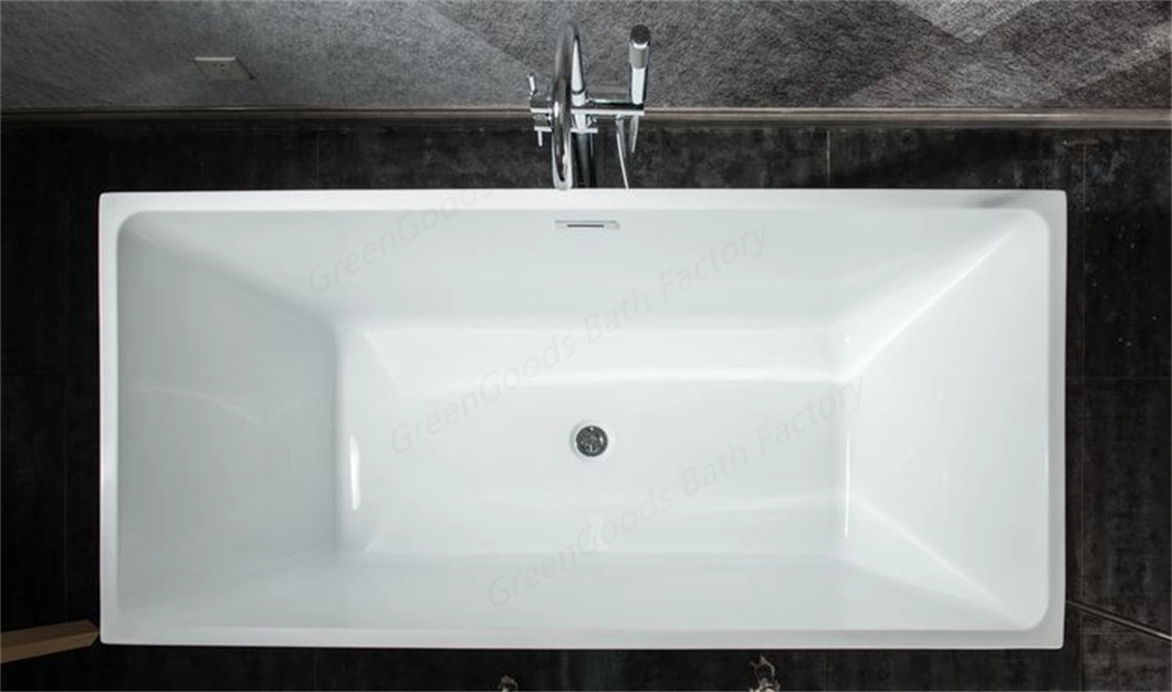 CE Cupc Hotel Room Bath Tubs ABS Freestanding Bathtub with Four Legs