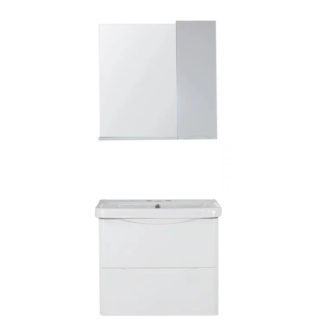 Sanitary Ware Bathroom Sink Set 24 Inches Wall Hung Wash Basin Vanity Cabinet